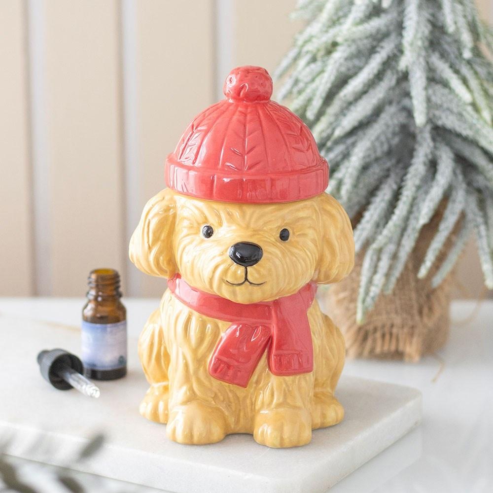 Something Different - Winter Puppy Oil burner - Multicolours